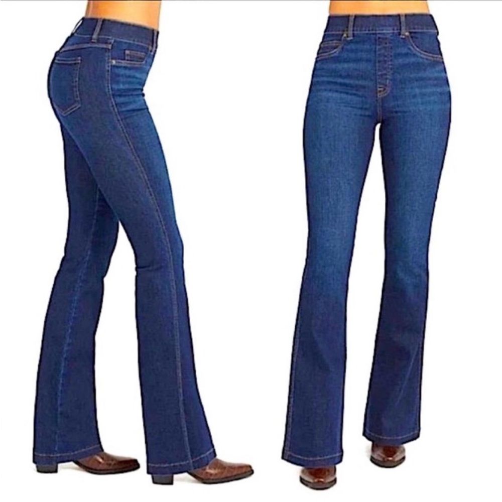 Like-new Spanx Clean Indigo Shaping Bootcut Trouser